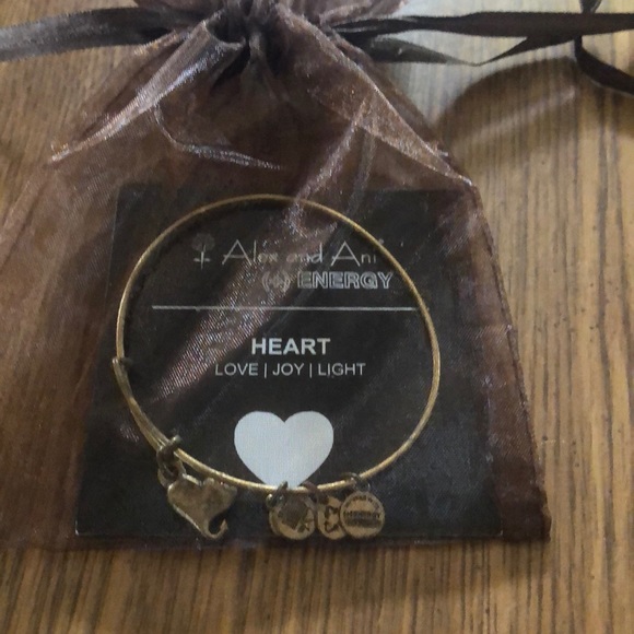 Alex and Ani Heart ❤️ bracelet Love | Light | Joy - Picture 3 of 5